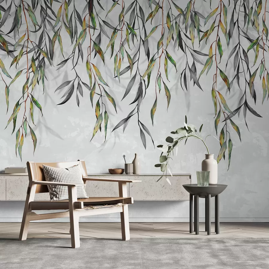 murales de pared Hojas colgantes w00845