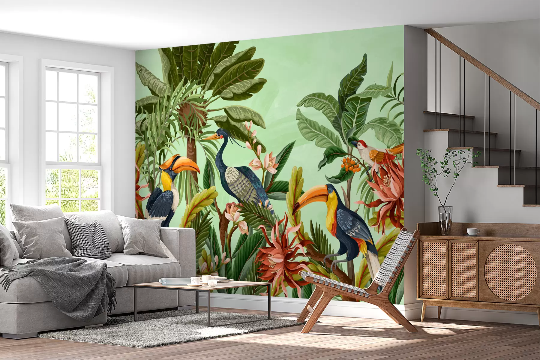 murales de pared Selva w08007