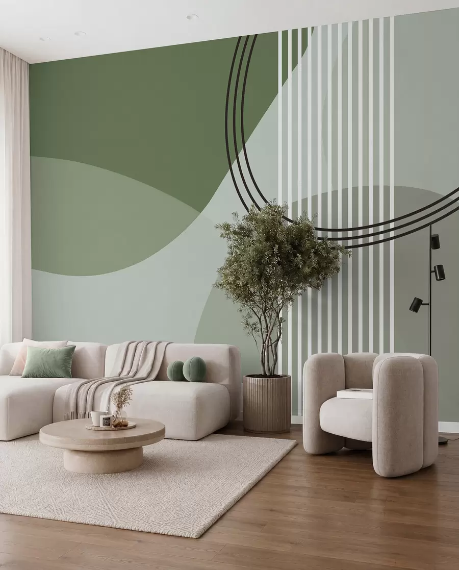 murales de pared Órbita salvia w08173v1