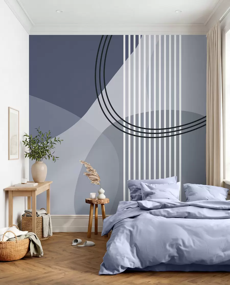 murales de pared Órbita azul w08173v2