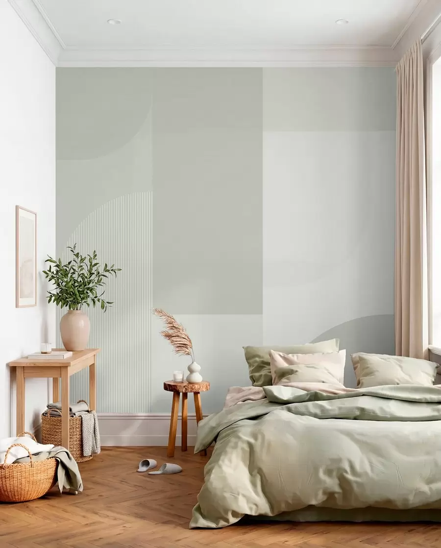 murales de pared Composición de bloques salvia w01500