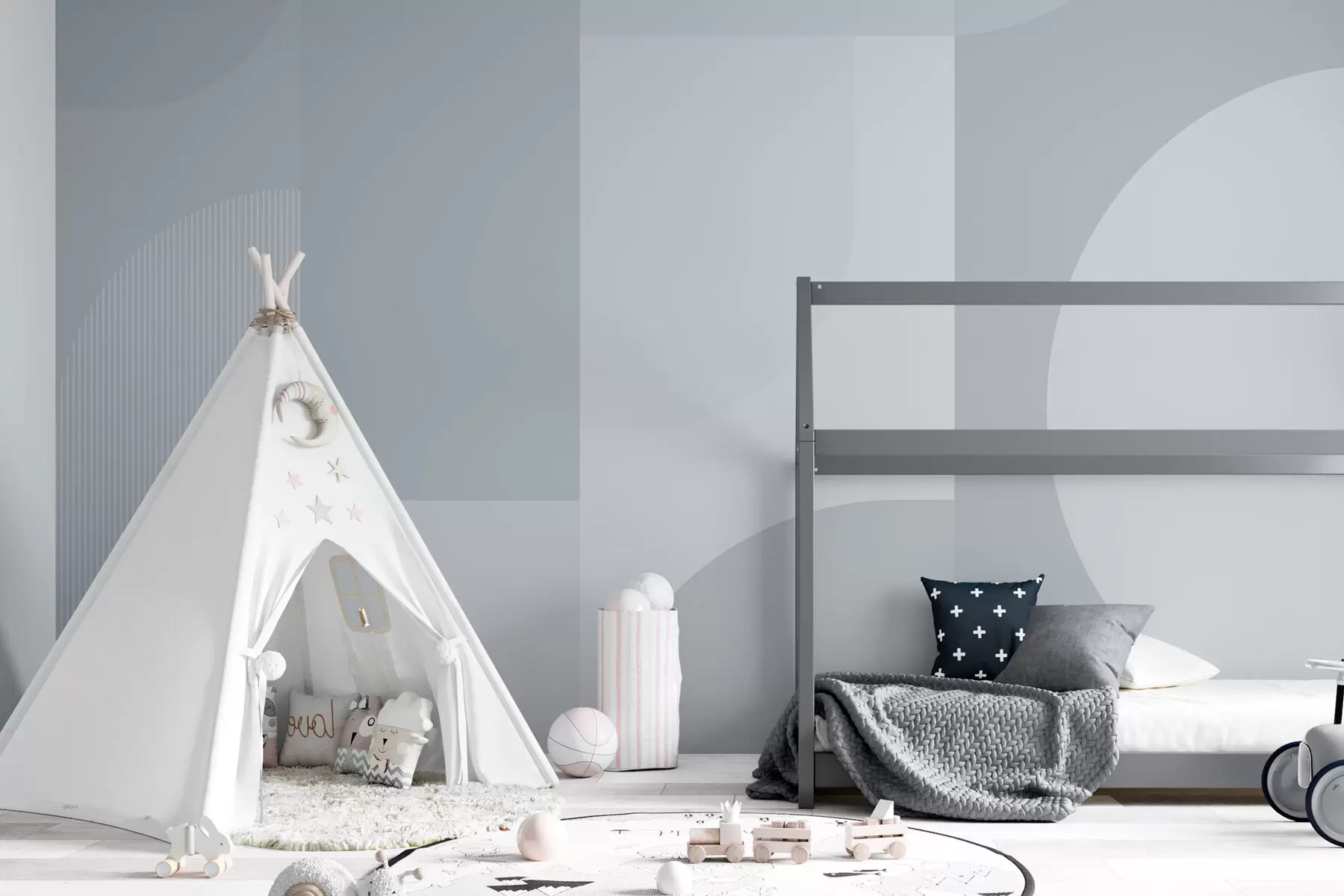 murales de pared Minimalismo de geometría elegante w01500v2