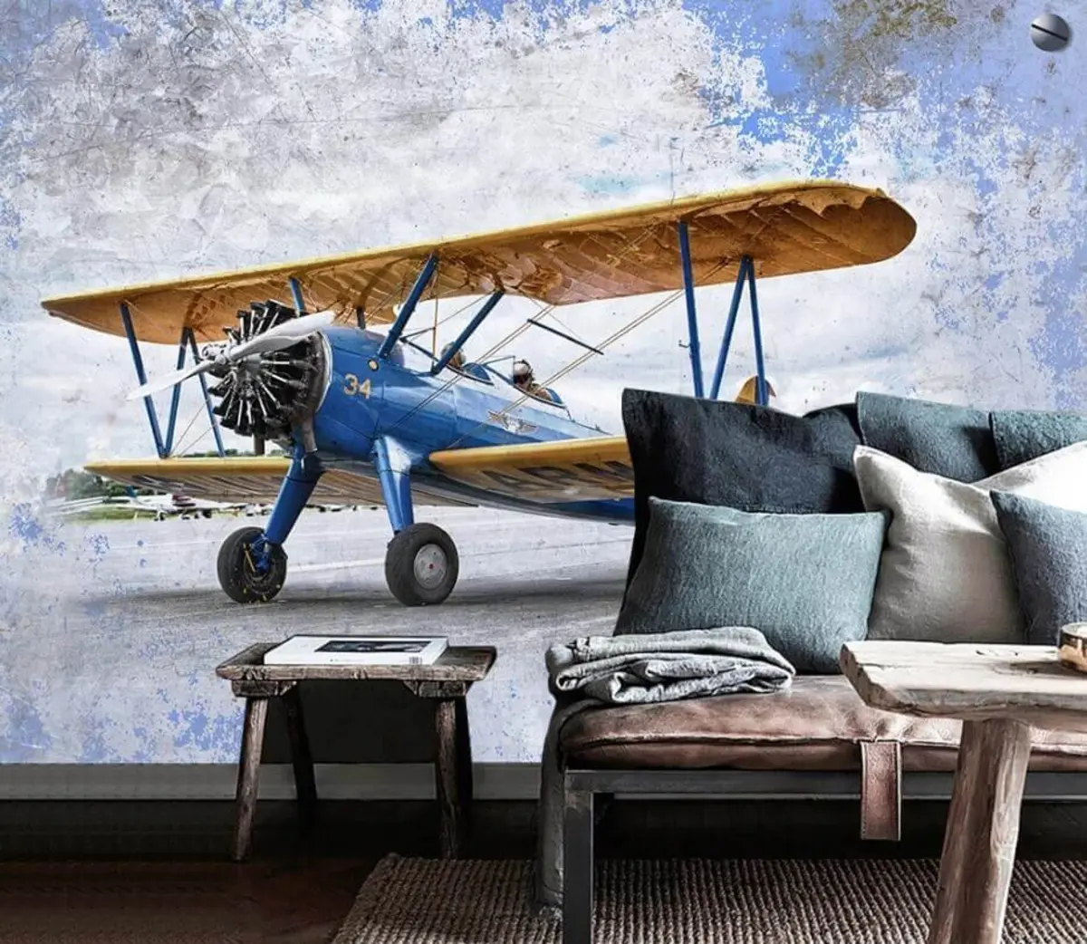 murales de pared Aviones, ruedas y vehículos u32931