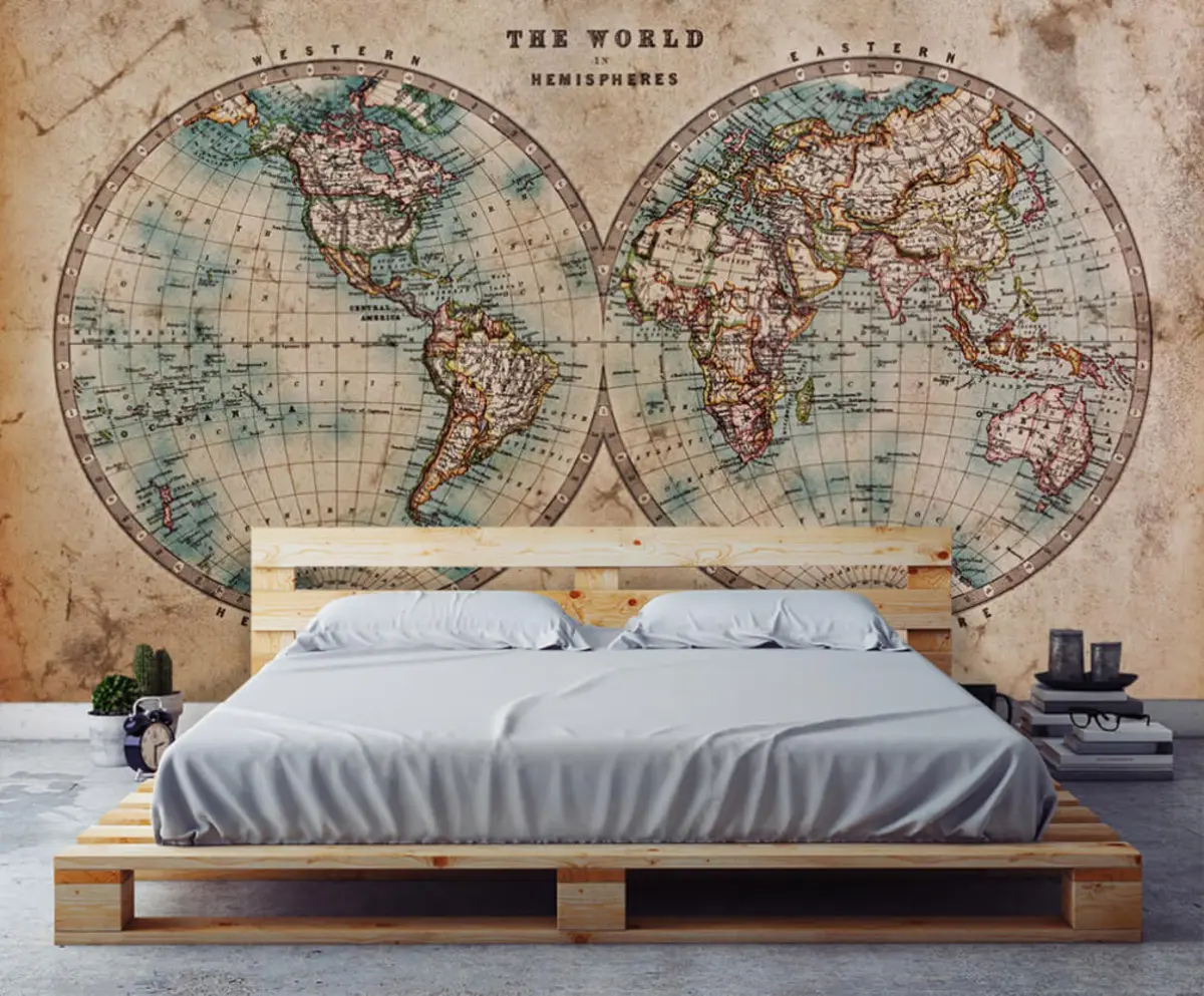 murales de pared Mundo, mapa y atlas u37860