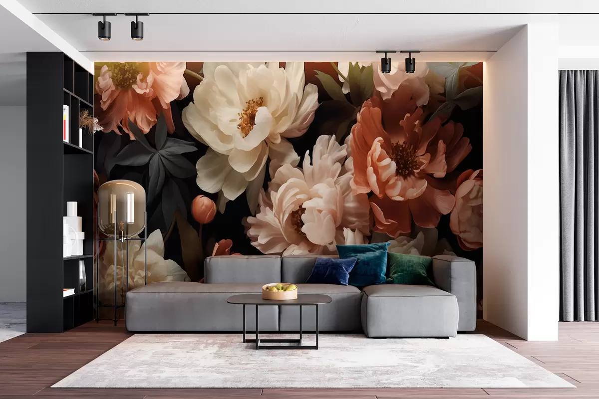 murales de pared Flores w01130