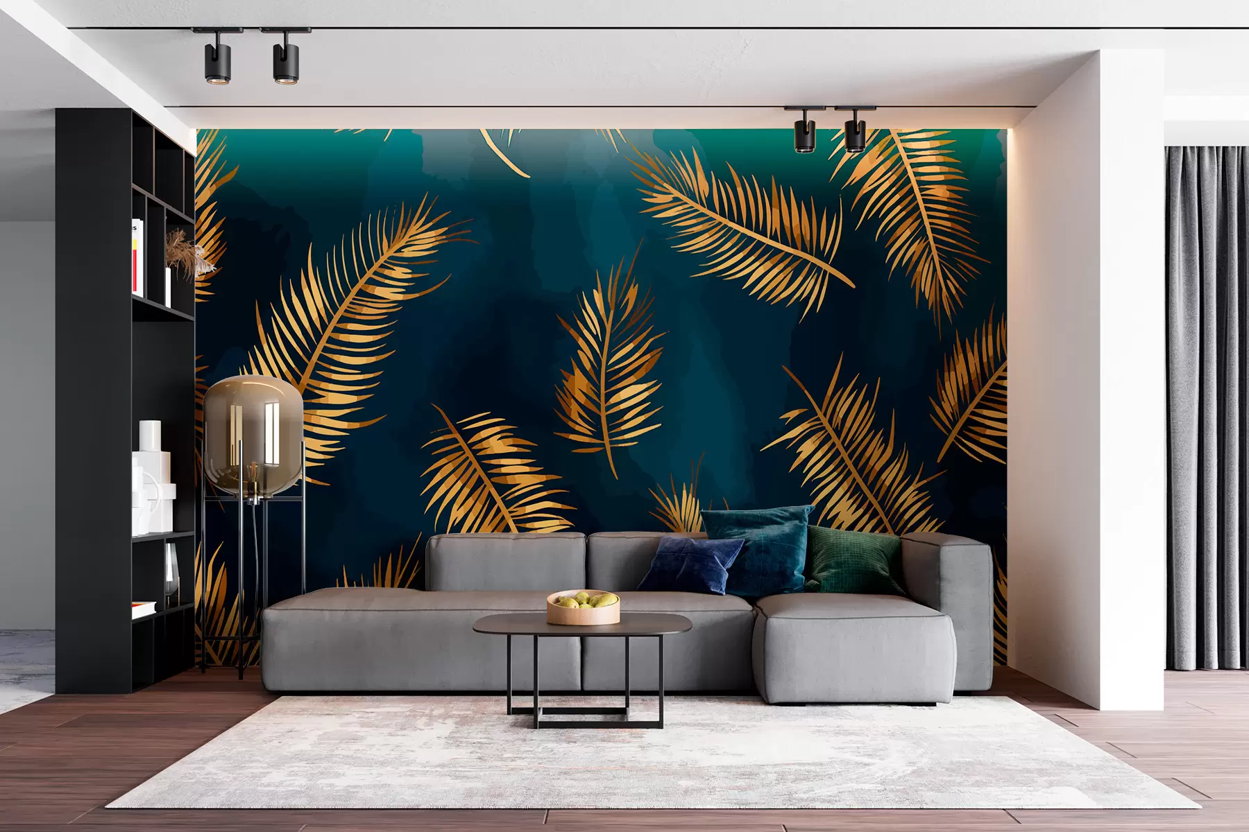 murales de pared Hojas pintadas w01743