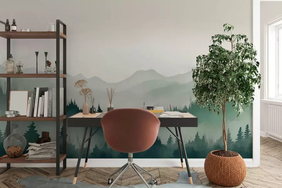 murales de pared Montañas w01747