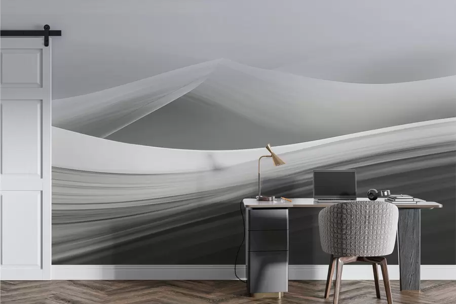 murales de pared Relieve de las laderas de las montañas w01717