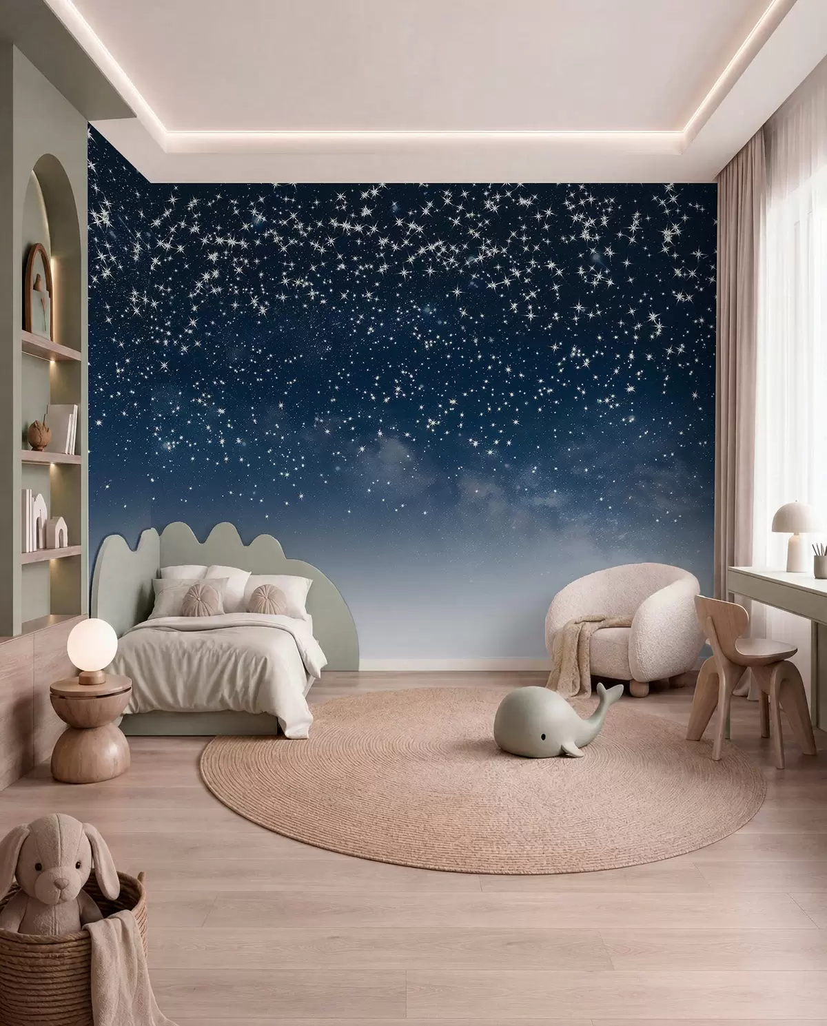 murales de pared Lluvia de estrellas w01797v1