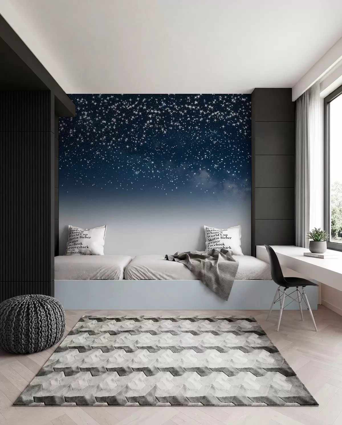 murales de pared Lluvia de estrellas w01797v1