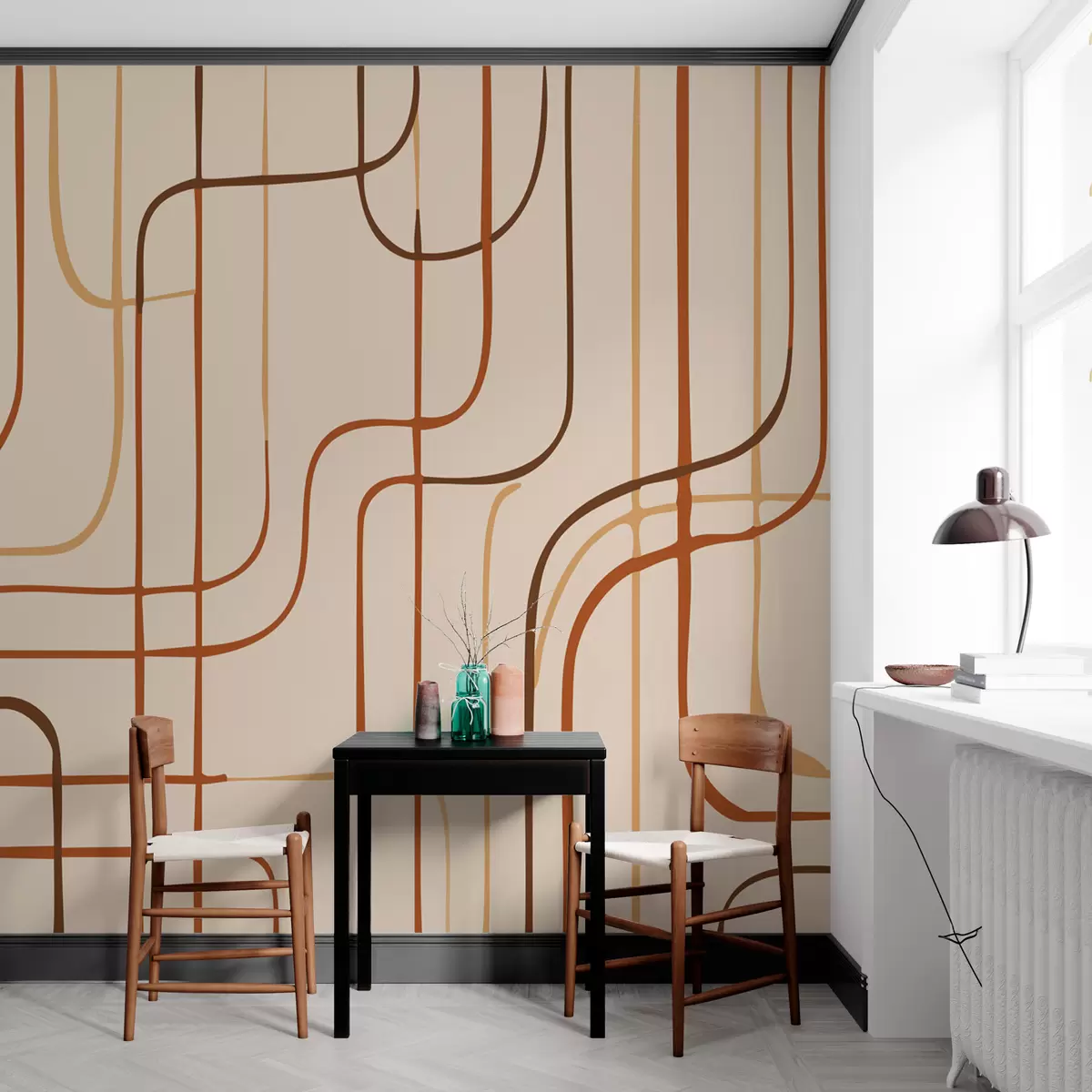 murales de pared Líneas geométricas w01690