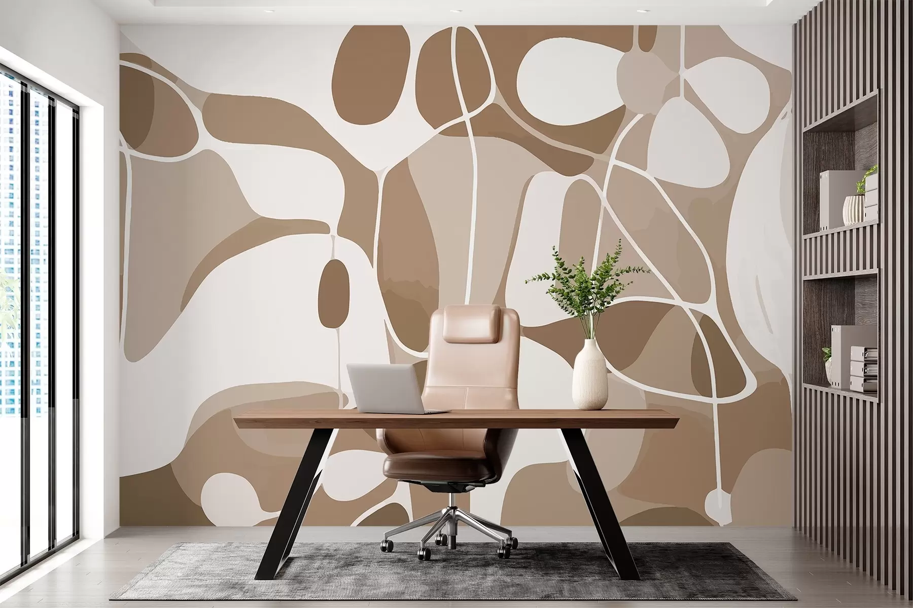 murales de pared Abstracción w01910v2