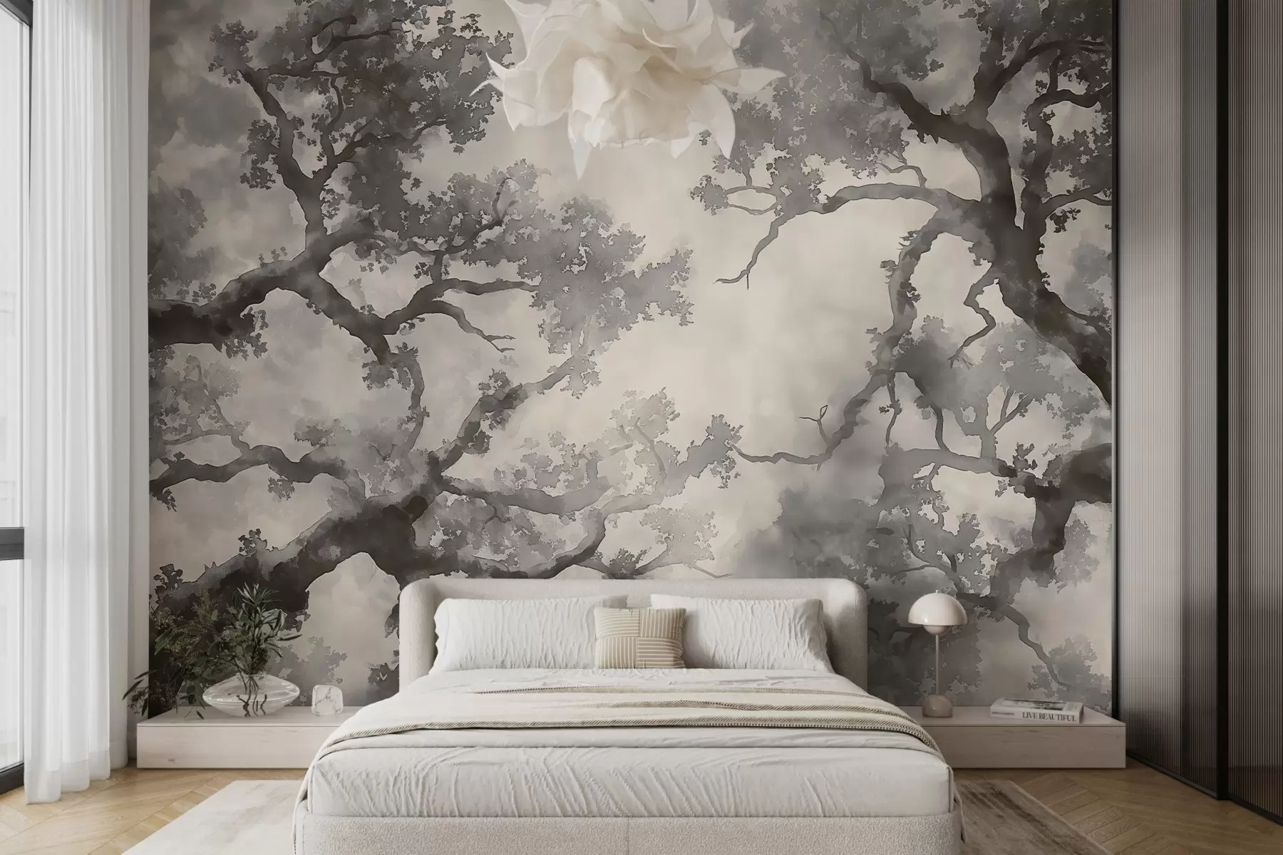 murales de pared Ramas que alcanzan el cielo w01183