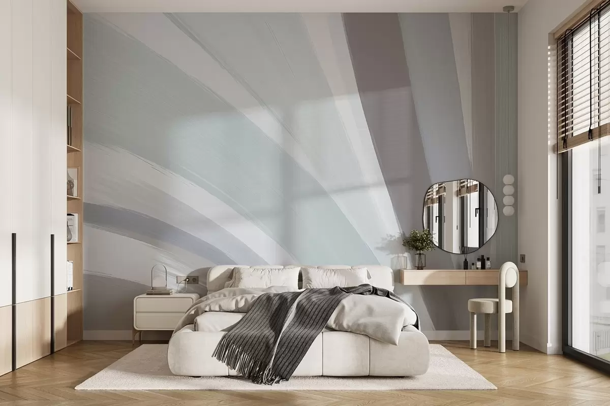 murales de pared Pinceladas abstractas w08393v1