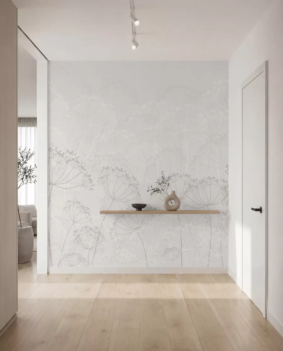 murales de pared Plantas frágiles minimalismo w02105v3