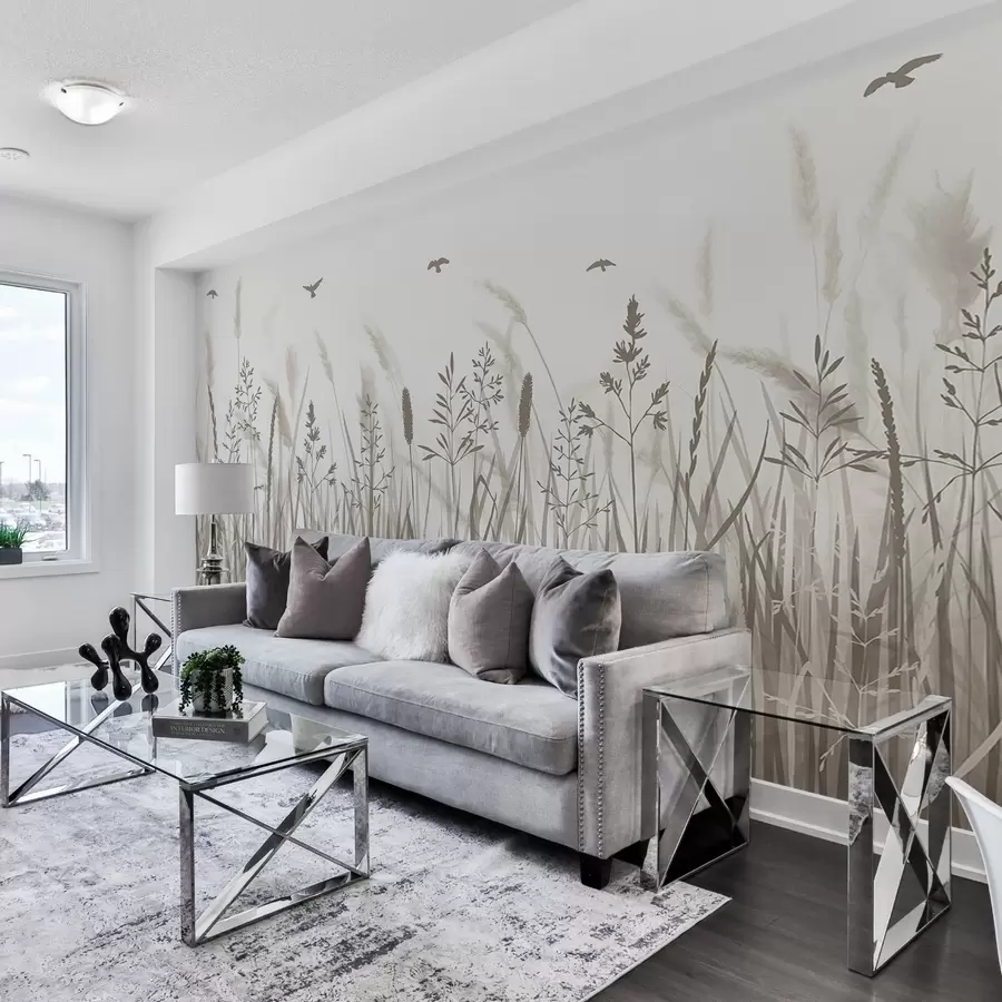 murales de pared Un campo de espigas w02119