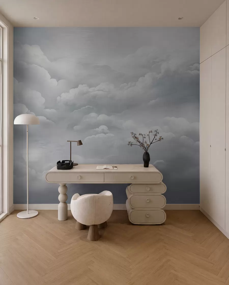 murales de pared Nubes grises w02189v1