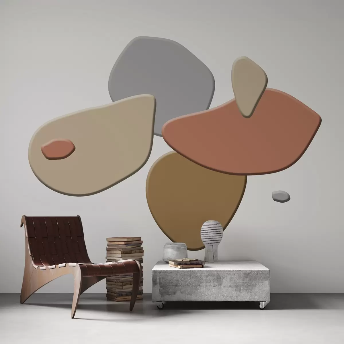 murales de pared Puntos geométricos abstractos w02332