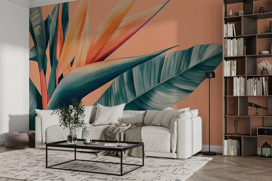 murales de pared Gran strelitzia w08454