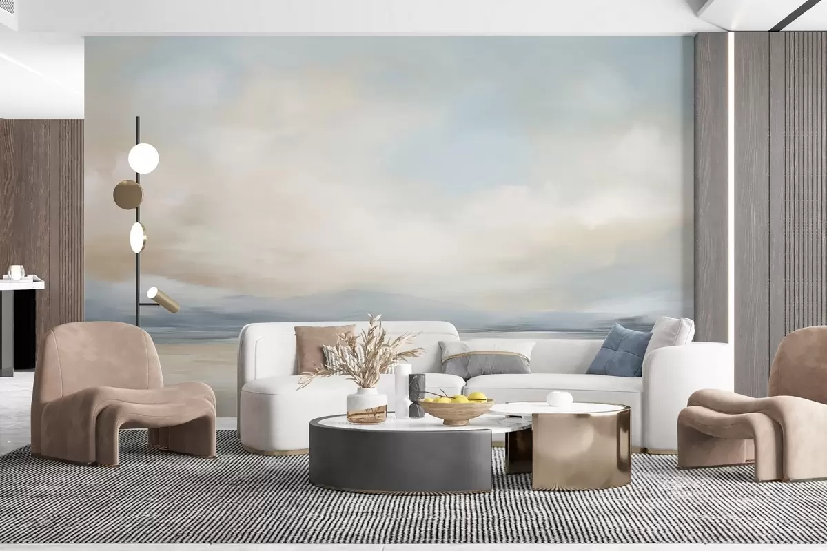 murales de pared Paisaje en tonos tranquilos w02413