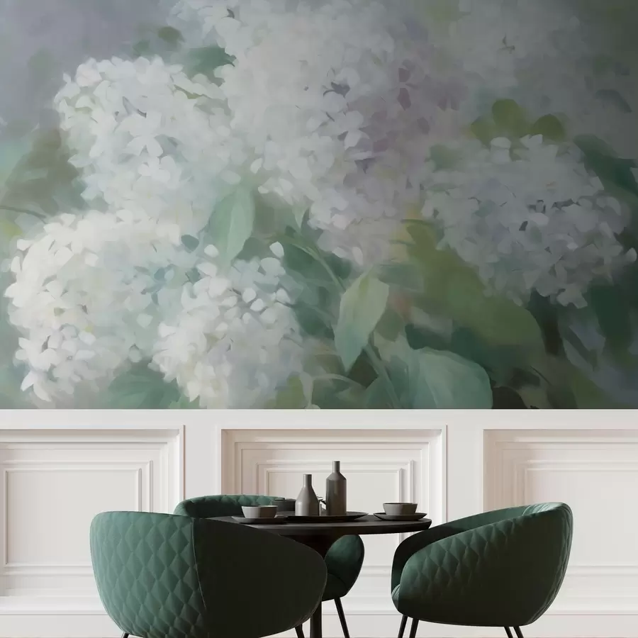 murales de pared Flores lilas w08540v1