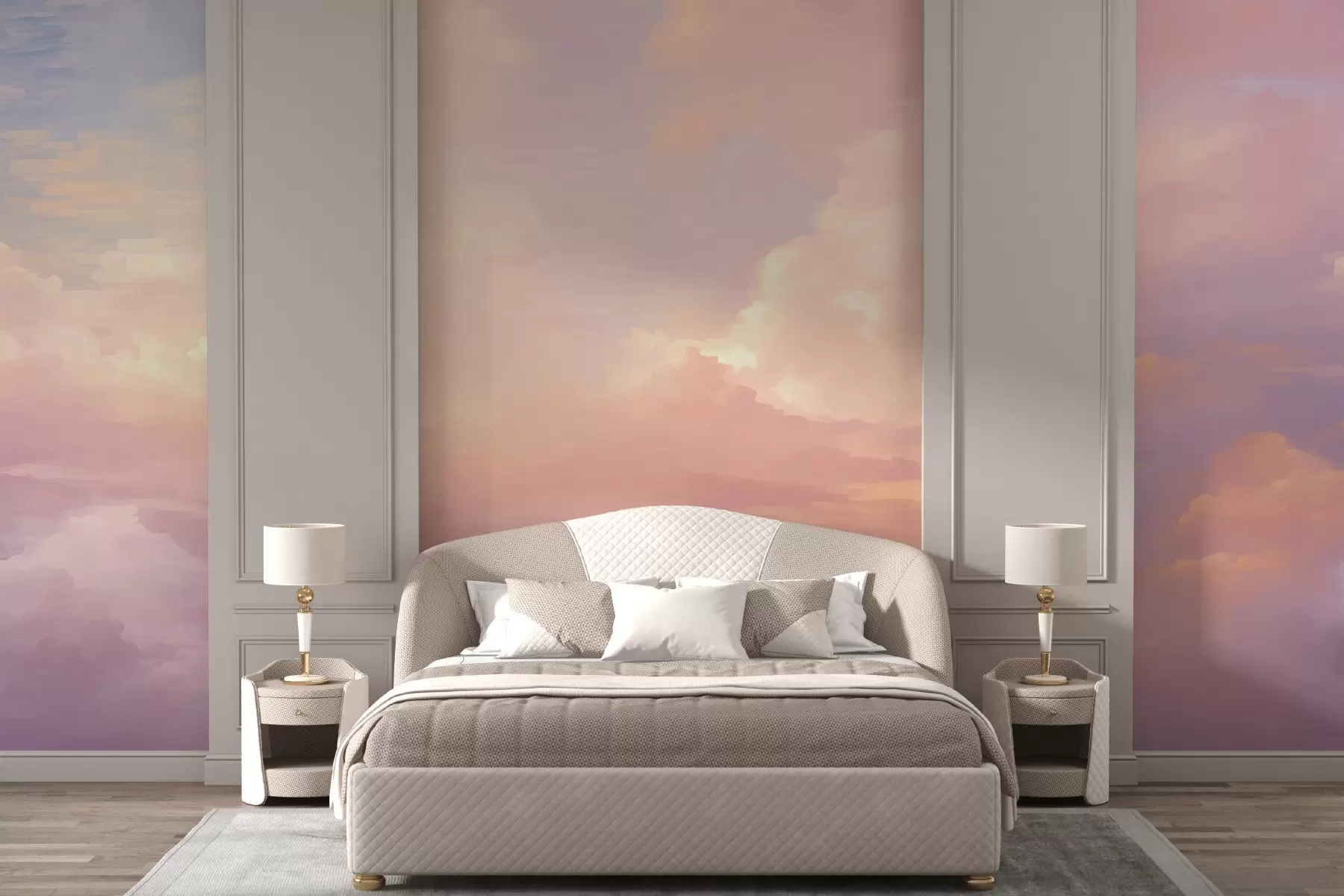 murales de pared Puesta de sol brillante w02605