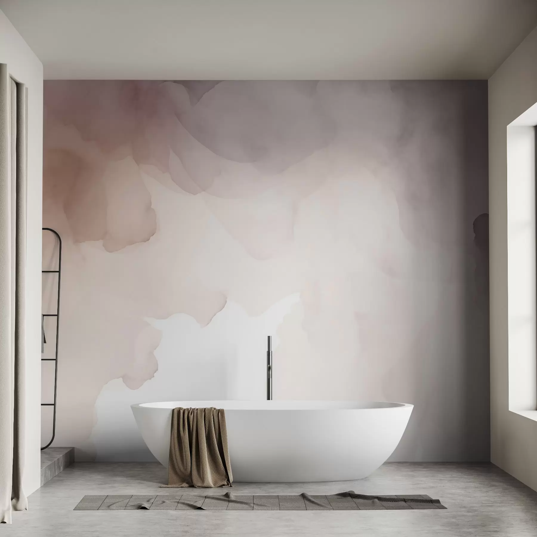 murales de pared Círculos de acuarela w02607