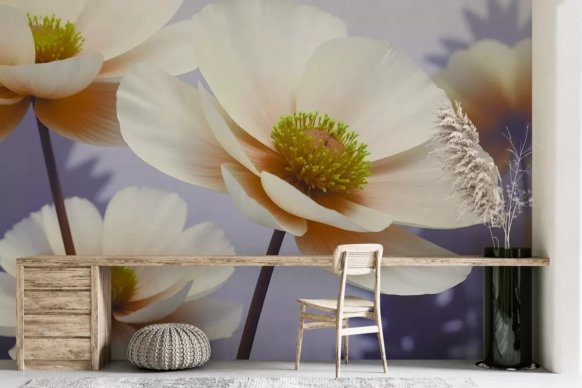 murales de pared Flores coloridas w02612v1