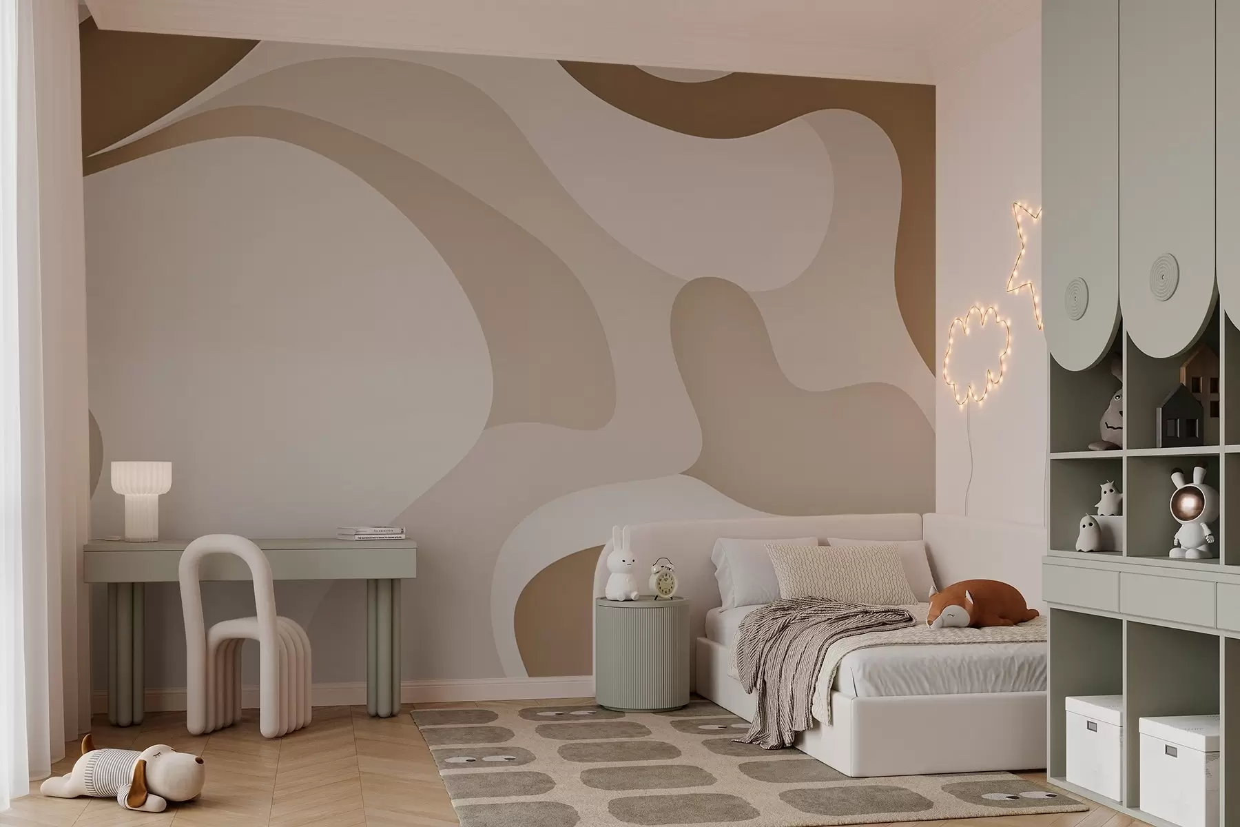 murales de pared Ondas abstractas w02760v1