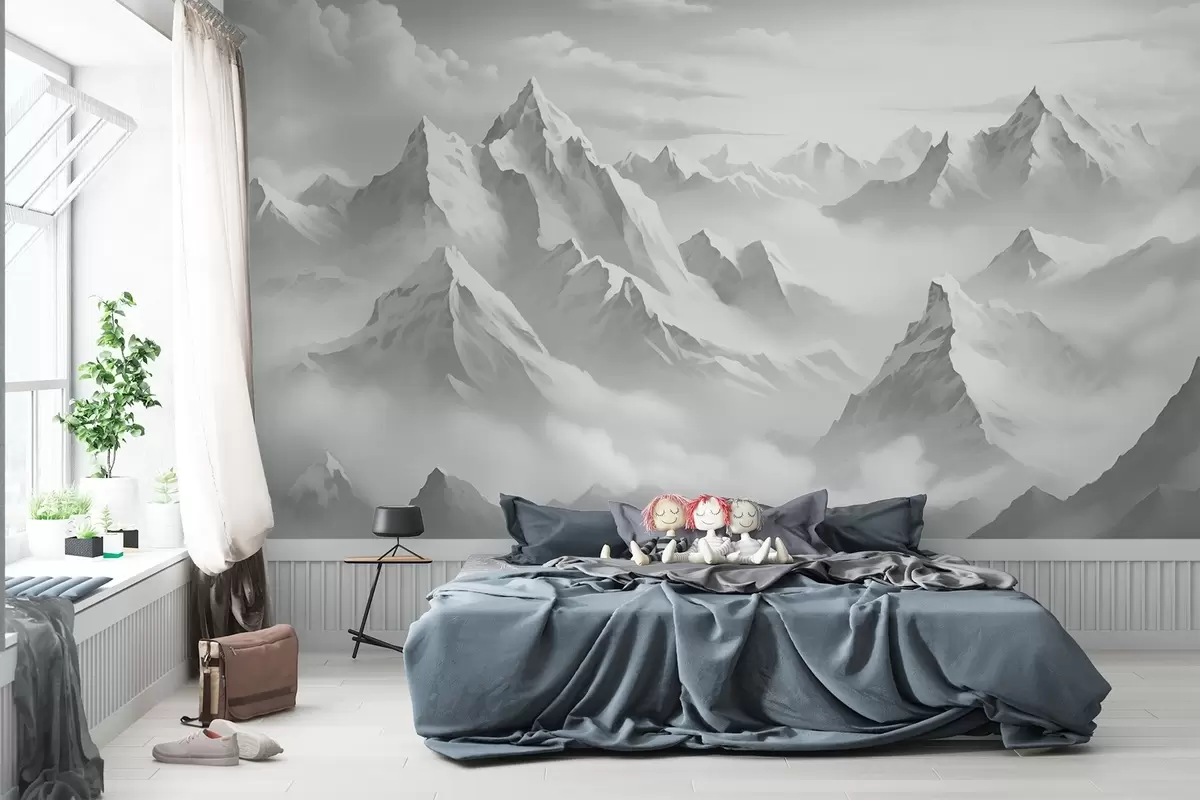 murales de pared paisaje de montaña w02862v2