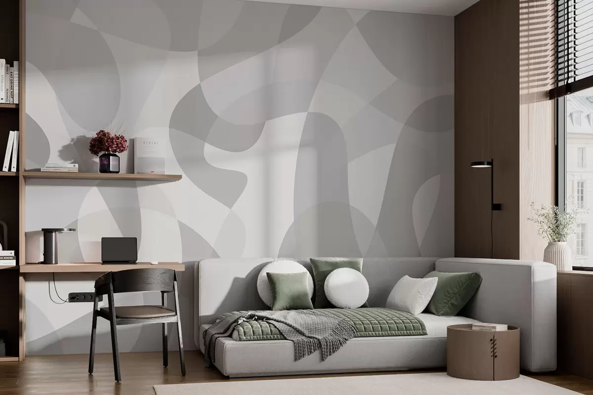 murales de pared Tendencia a la geometría abstracta w02932