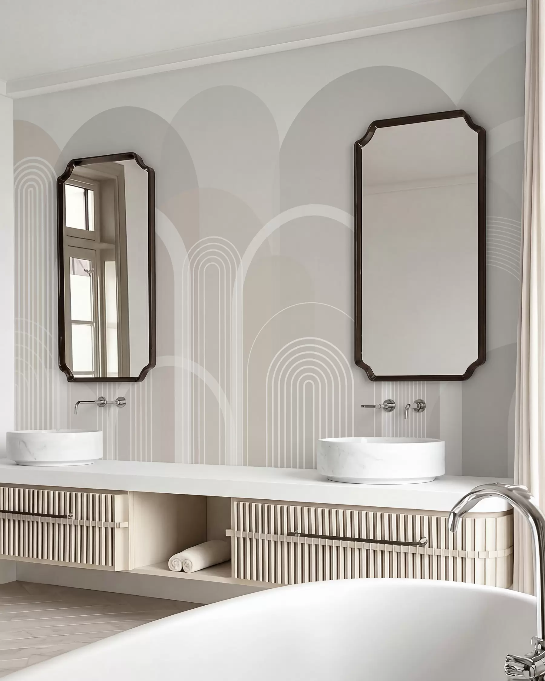 murales de pared Arcos geométricos boho w02935v1