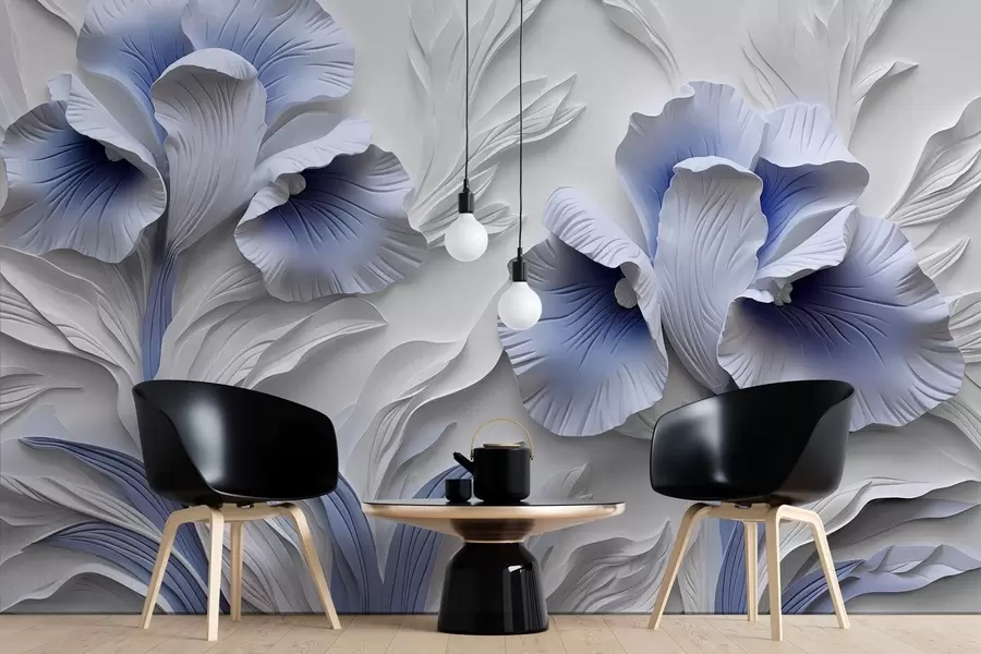 murales de pared Lirios de yeso w02983