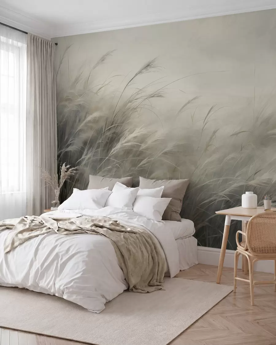 murales de pared Prado al viento en arena w02985