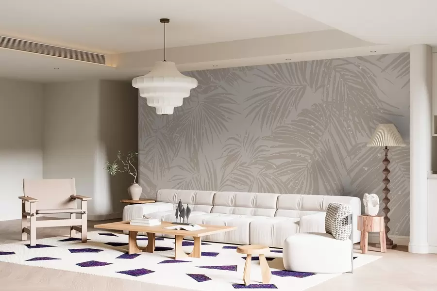 murales de pared Motivo tropical abstracto w03048