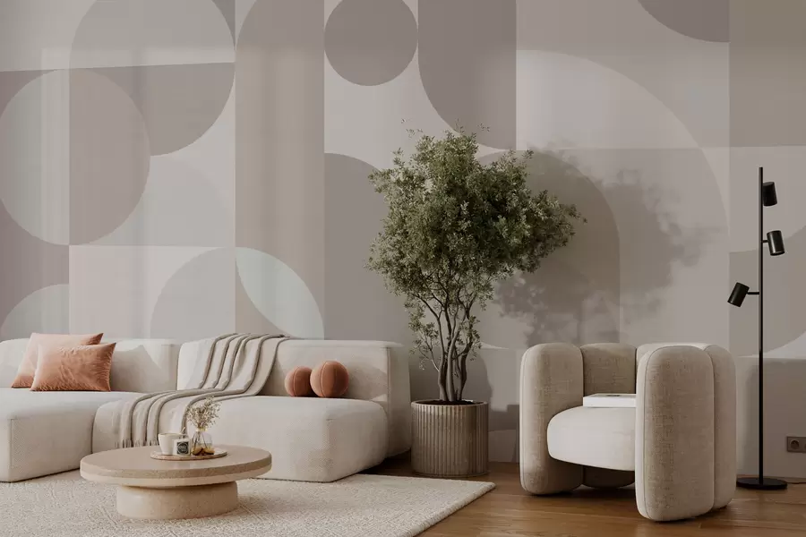 murales de pared Elegante tendencia geométrica w03058