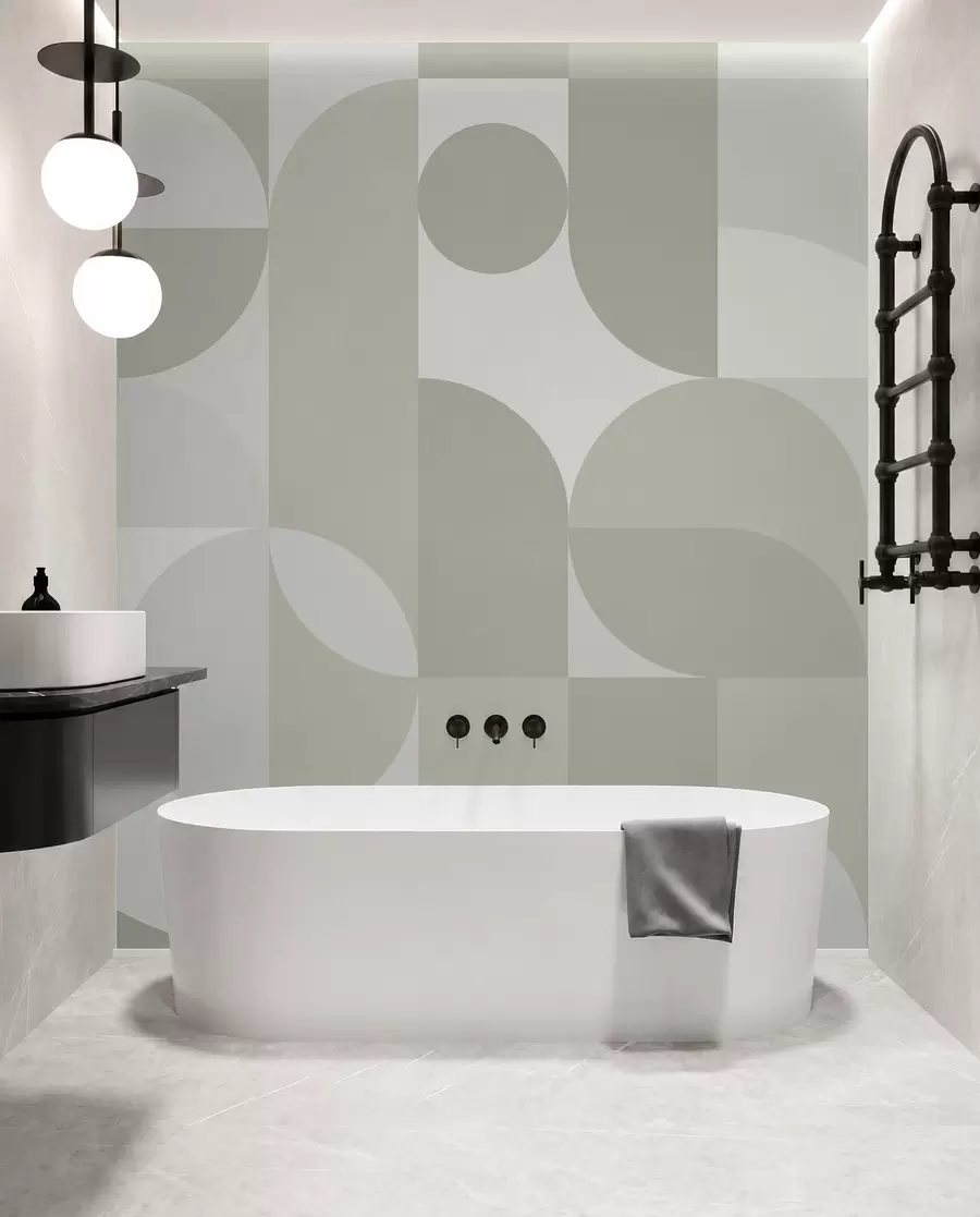 murales de pared Elegante tendencia geométrica w03058v2
