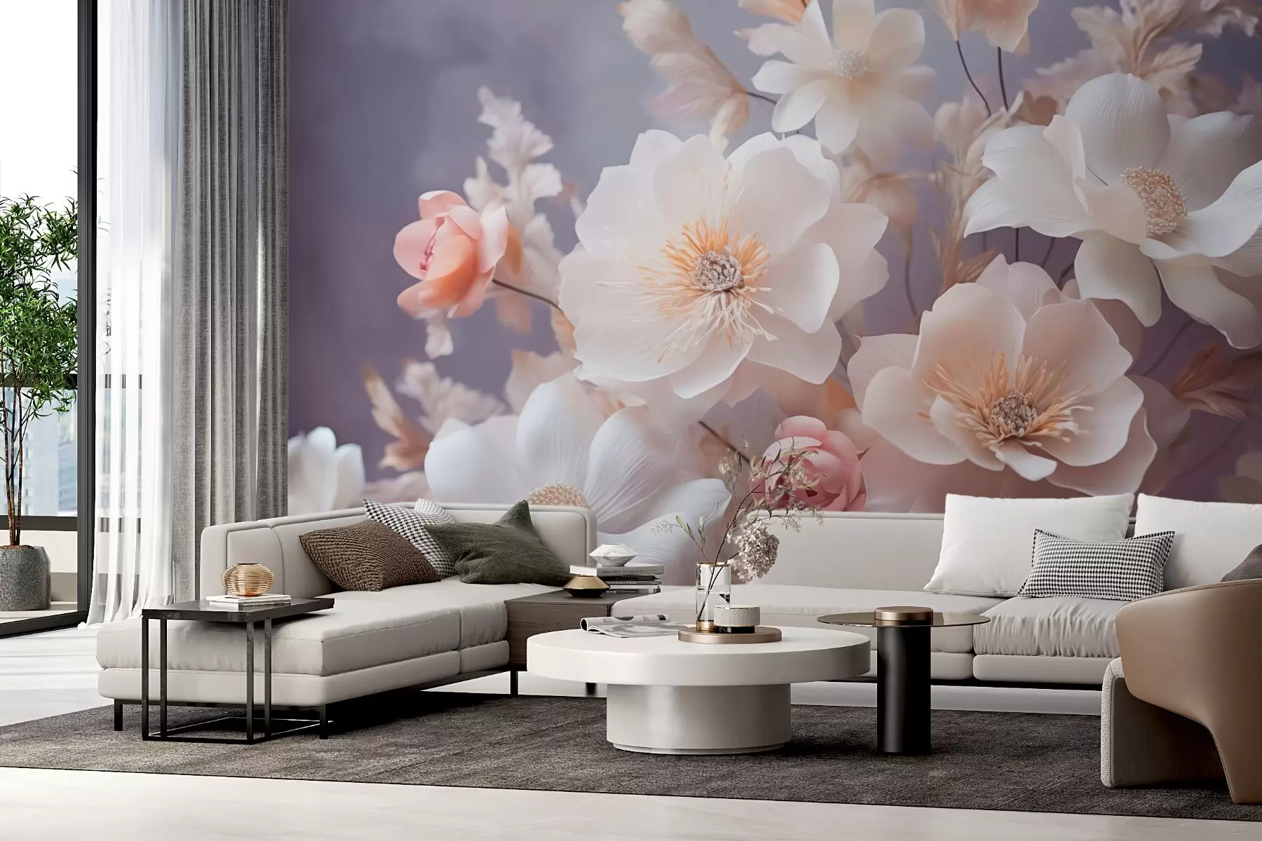 murales de pared Flores en flor w03069