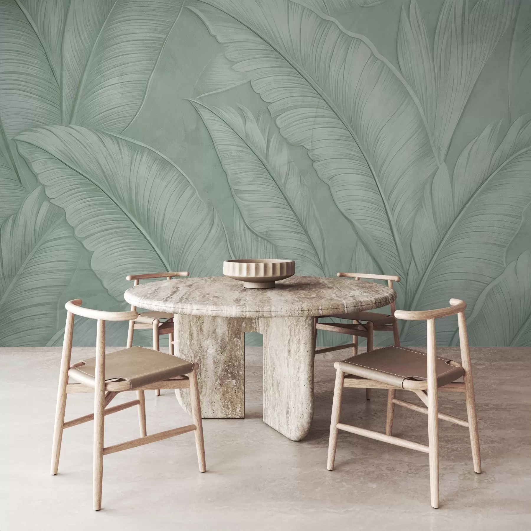 murales de pared Relieve tropical salvia w08772v1