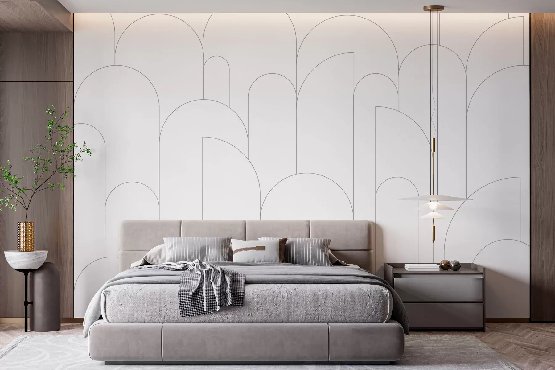 murales de pared Arcos minimalistas w03145v3