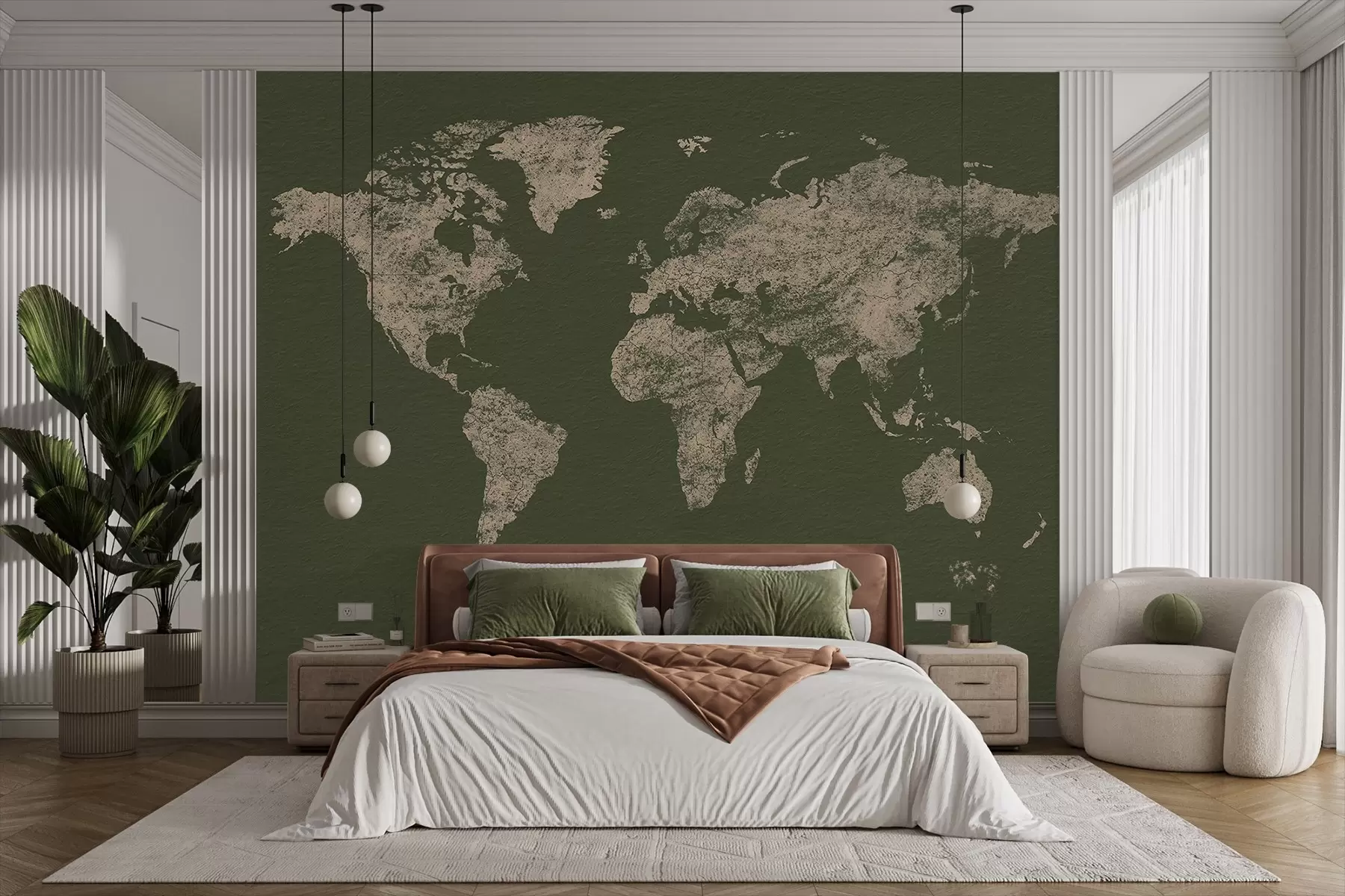 murales de pared Mundo y encanto w03312v4