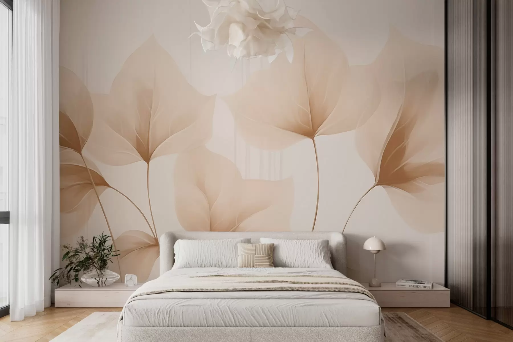 murales de pared Motivo floral w03263