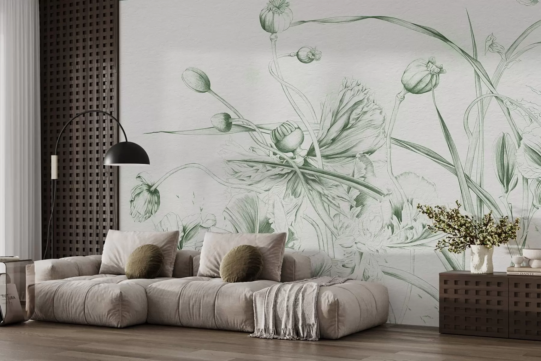 murales de pared Gráficos botánicos w08926
