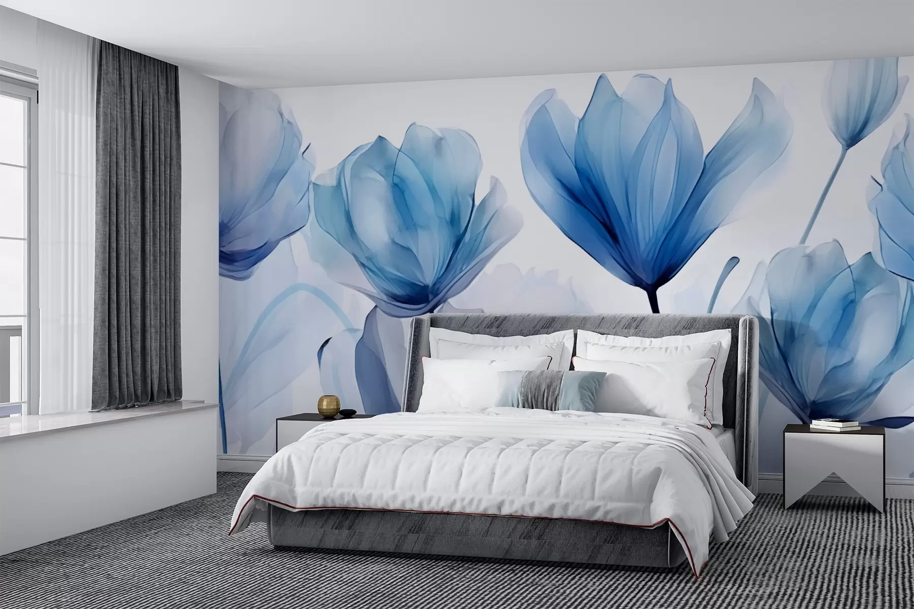 murales de pared Flores w03423