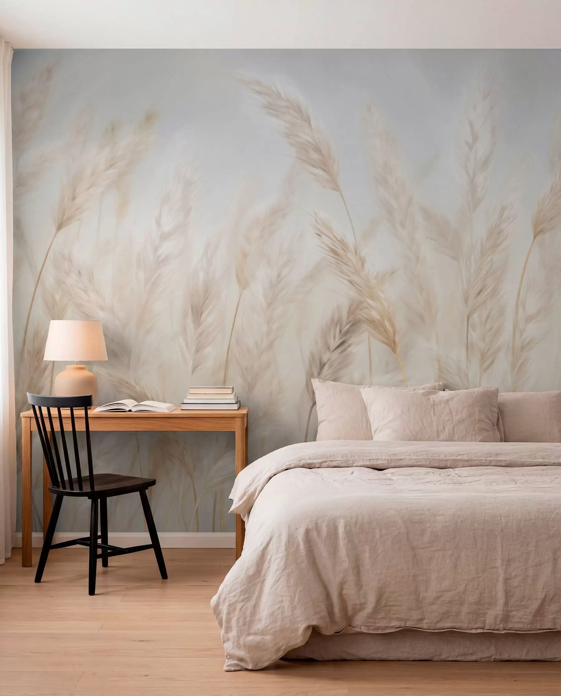 murales de pared Pradera crema w03530