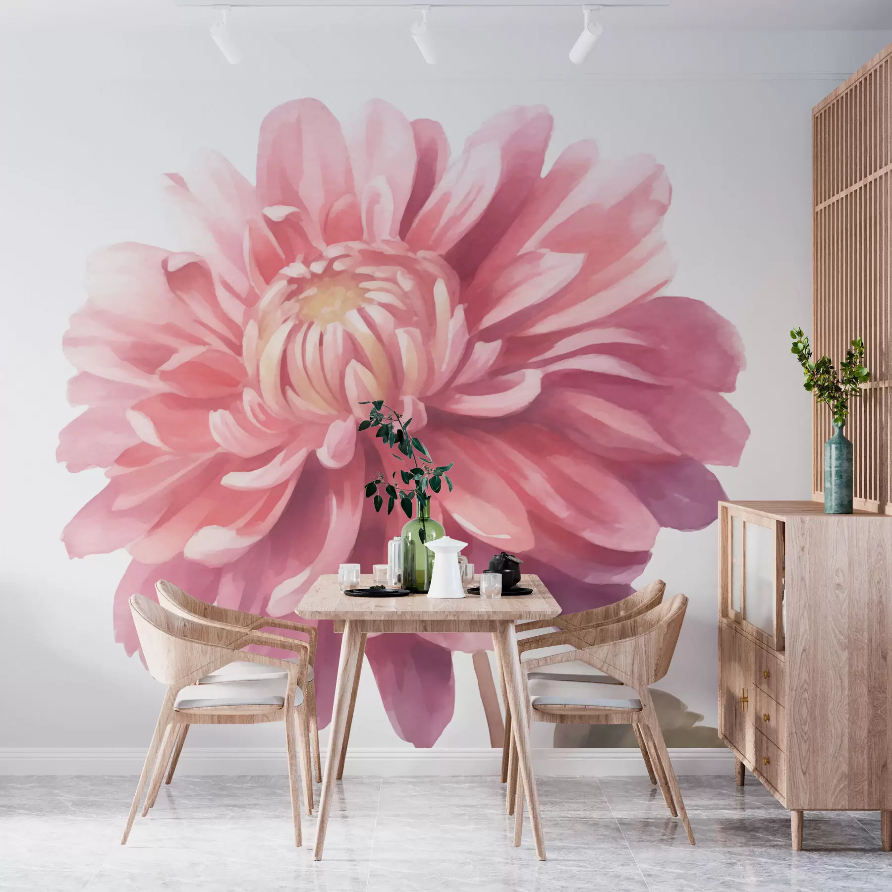murales de pared Flor grande w03497