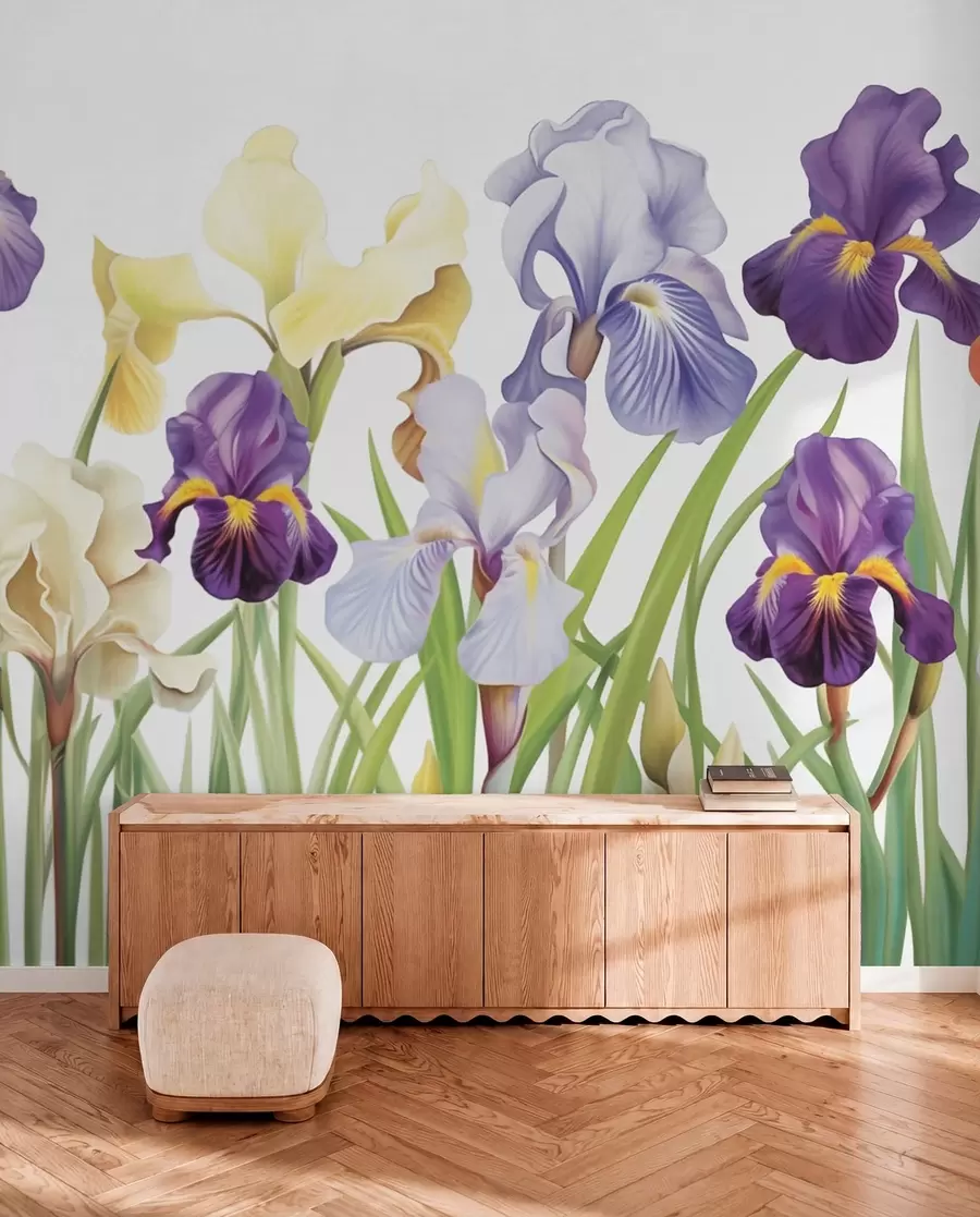 murales de pared Flores de lirio w03641