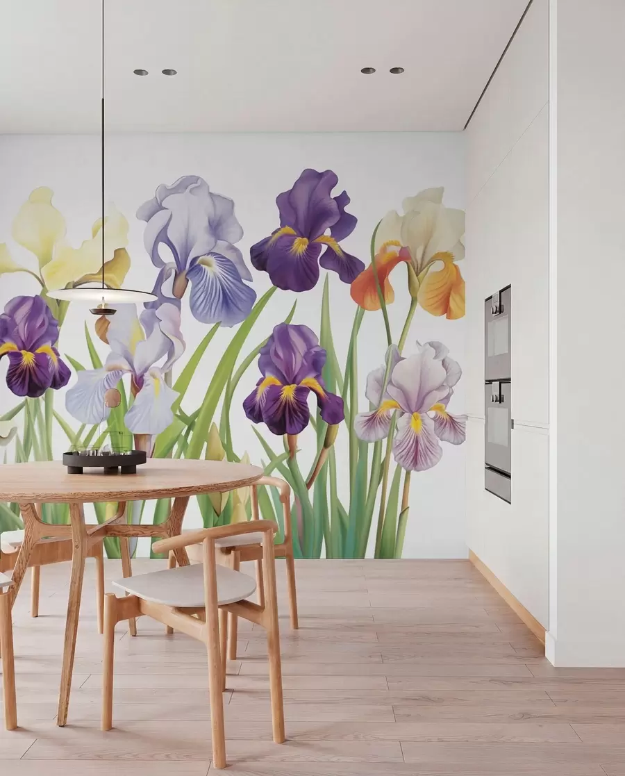 murales de pared Flores de lirio w03641