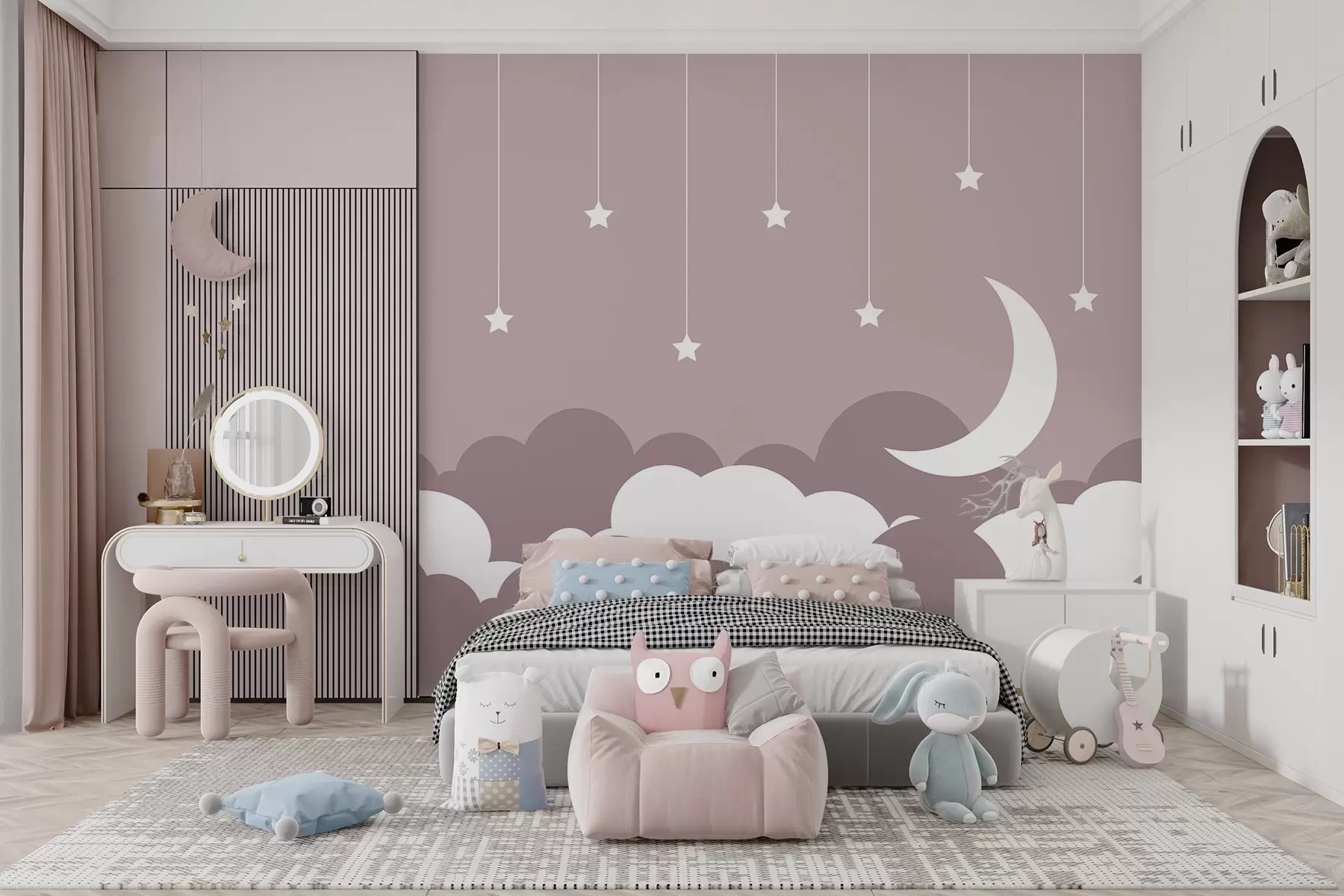 murales de pared Sueños de nubes w03626