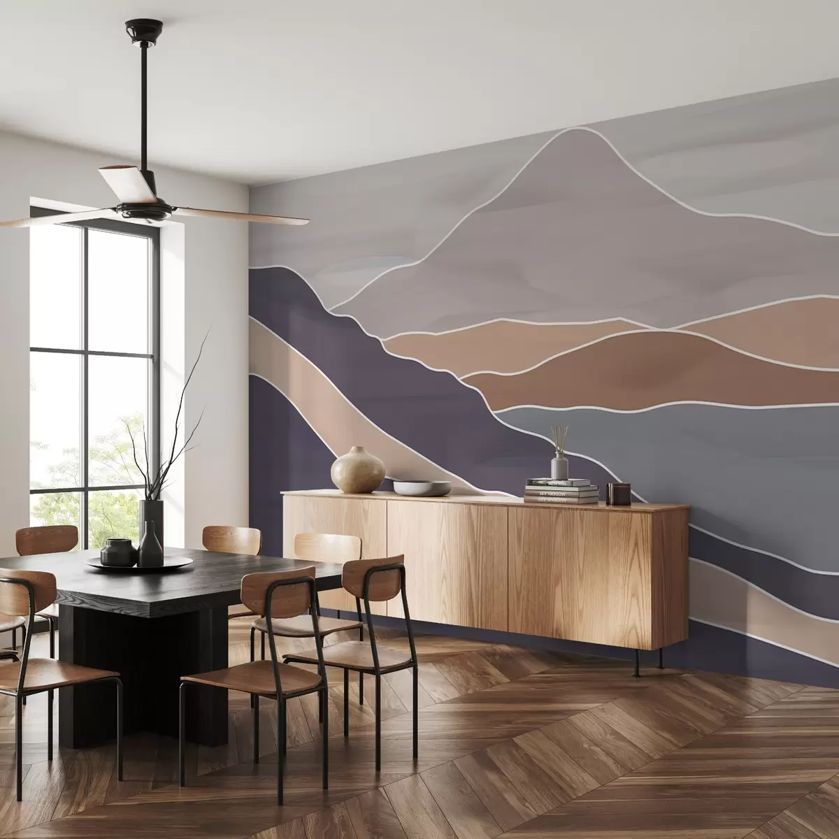 murales de pared Horizontes apagados w03627